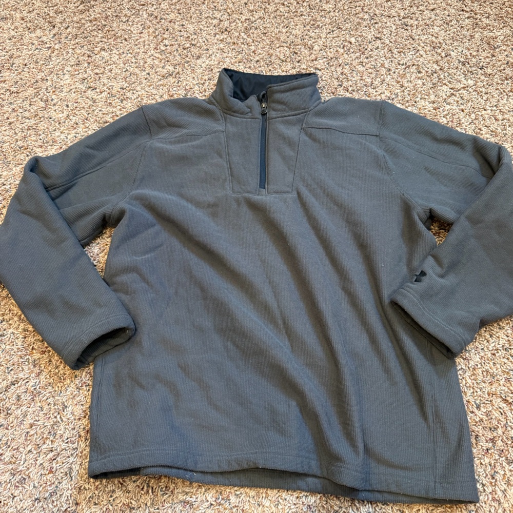Under Armour Black Quarter-Zip Fleece Pullover